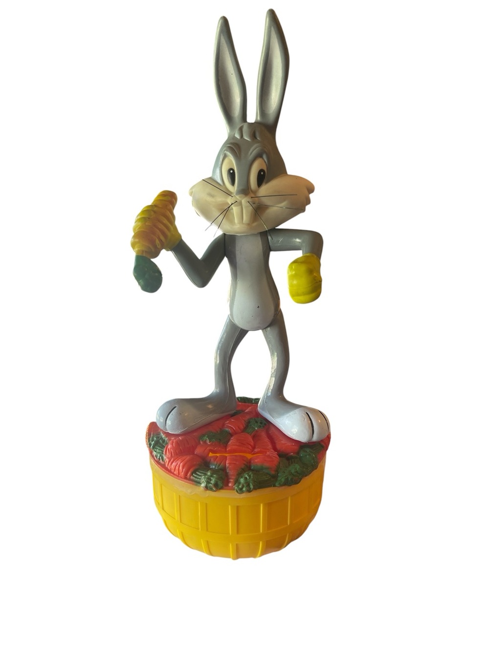 Bugs Bunny coin bank 1971 by R Dakin & Co. 13 in collectible missing coin trap